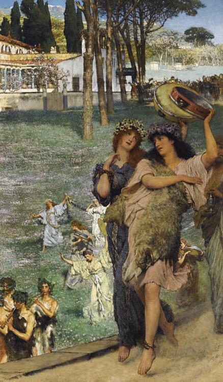 Alma-Tadema, Sir Lawrence On the Road to the Temple of Ceres (mk23)